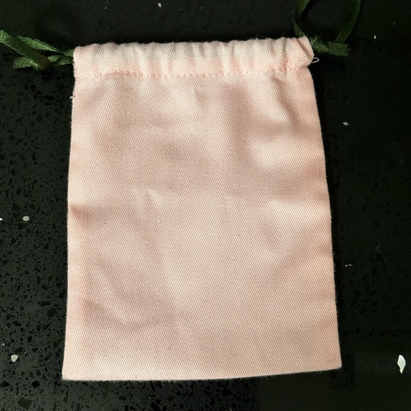 Kate Spade drawstring storage dust bag Pink & Green - Picture 2 of 3